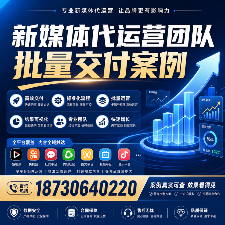 丽水代运营公司多客户账号批量高效交付案例