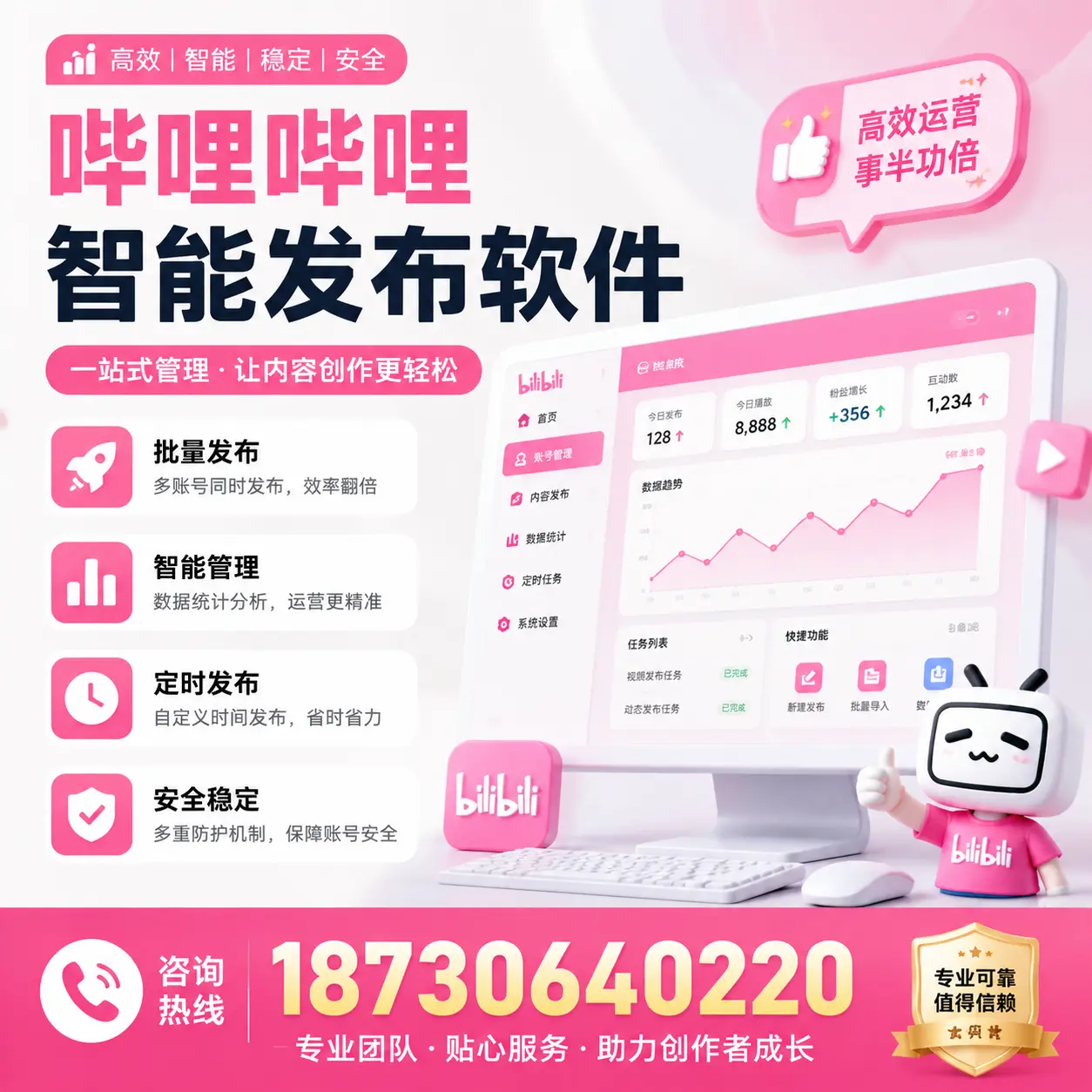 如何评估哔哩哔哩智能发布软件的ROI?丽水 企业必读