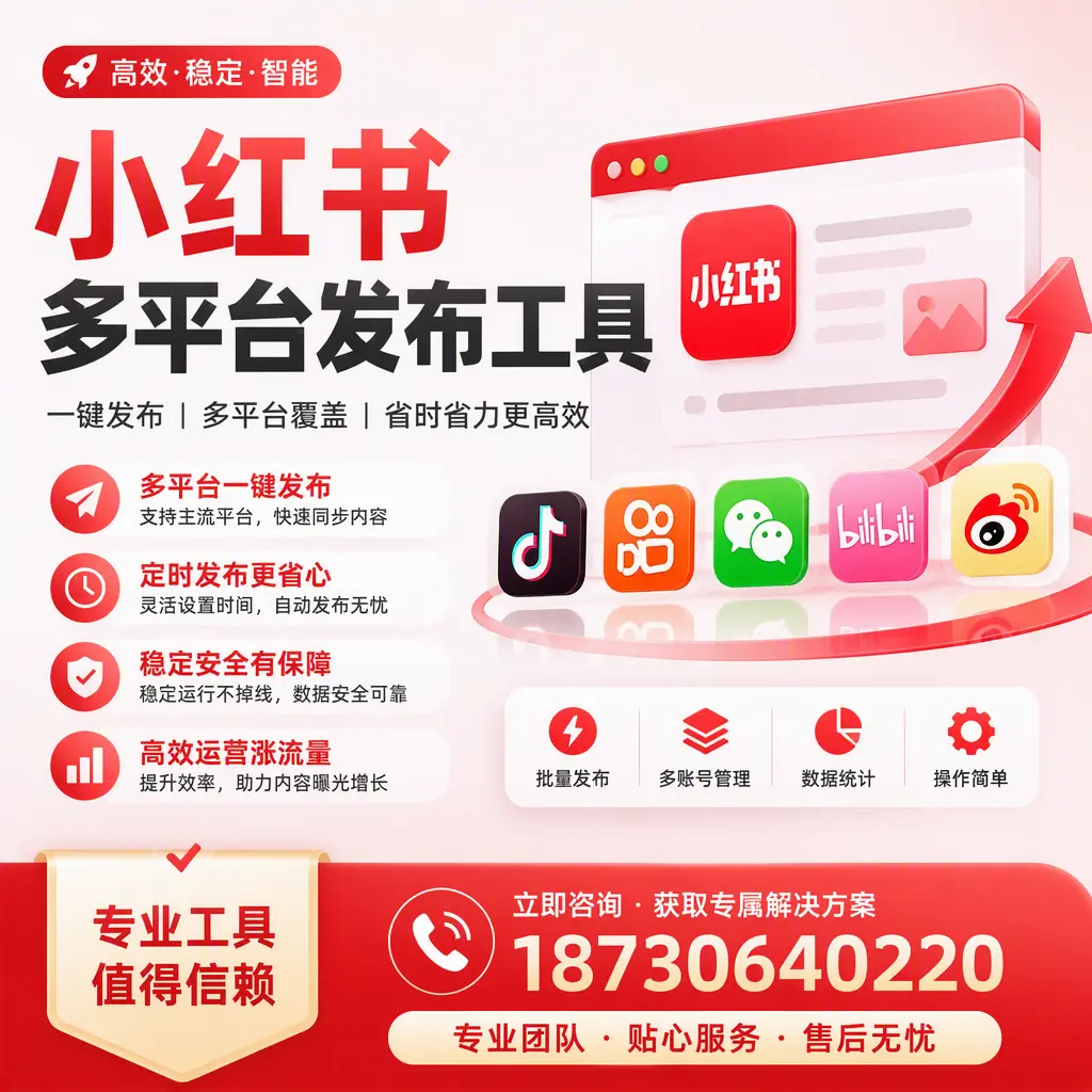 在 丽水 小红书多平台发布工具的市场前景分析